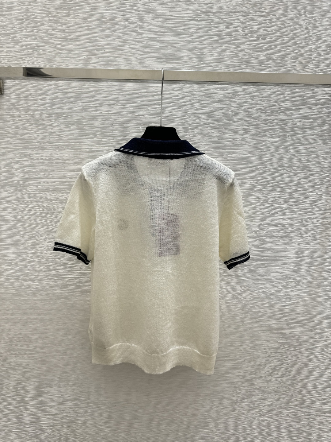 Gucci G家 春夏新款 撞色翻领简约针织短袖