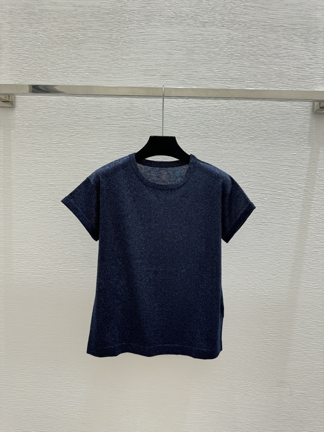 Prada LP家 春夏新款 纯色简约圆领针织短袖