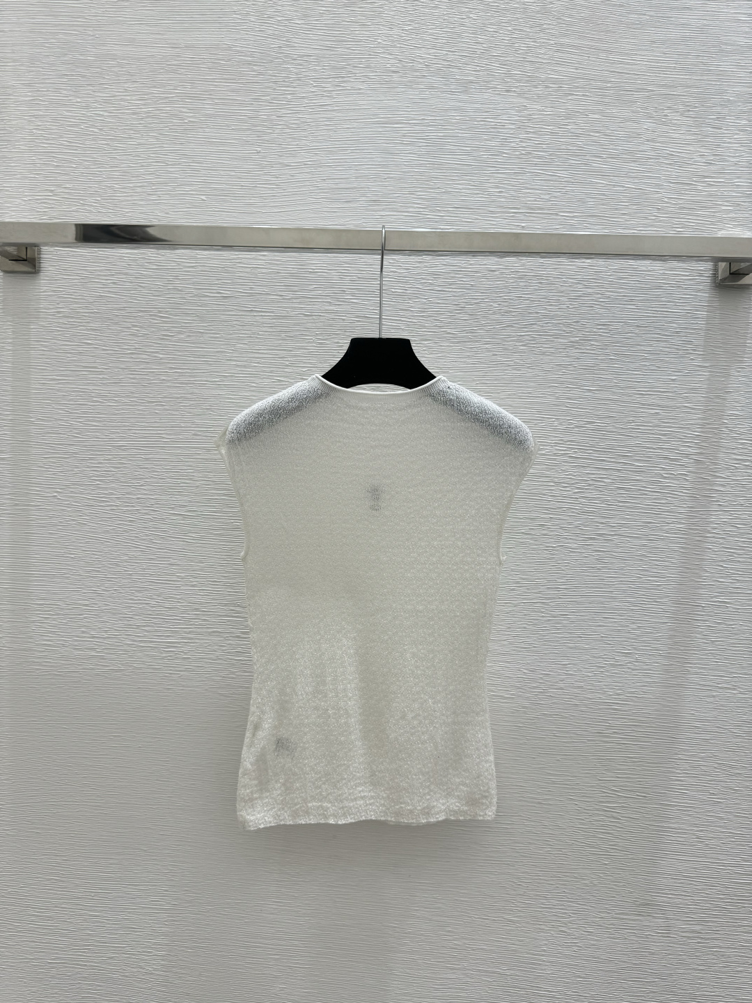 Dior D家 春夏新款 纯色简约圆领针织背心