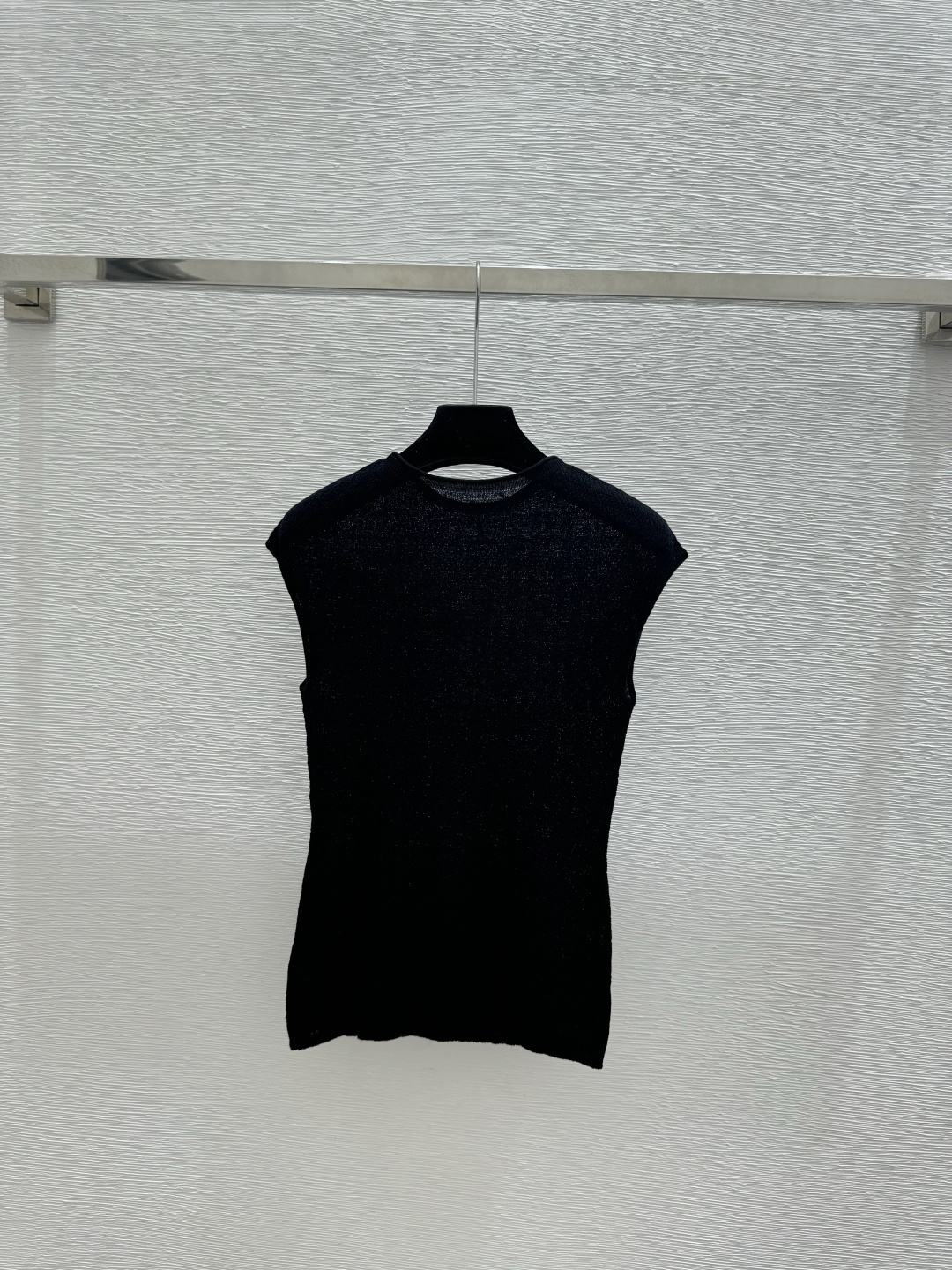 Dior D家 春夏新款 纯色简约圆领针织背心
