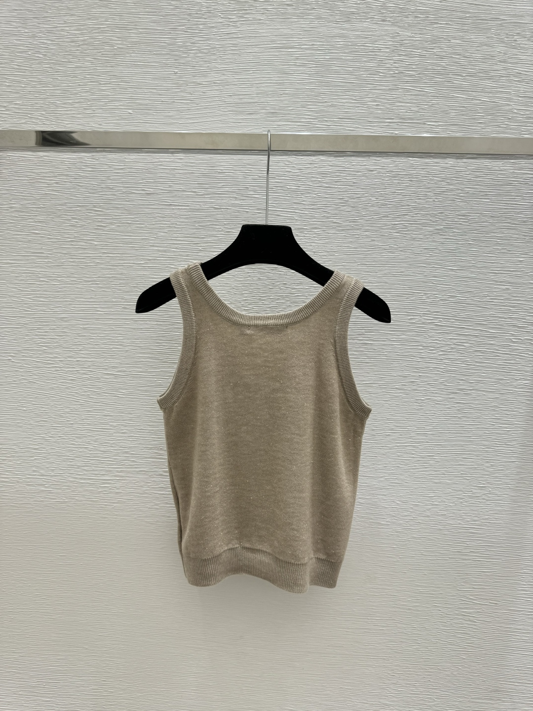 Dior D家 春夏新款 纯色五角星字母圆领针织背心
