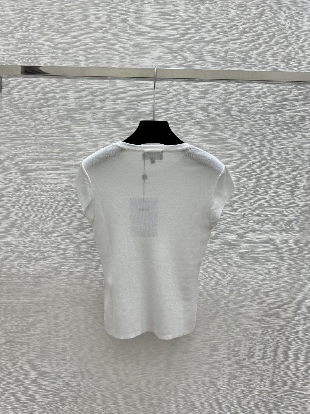 🆕CH家🆕 春夏新款 纯色简约圆领针织短袖颜色：白色 蓝色 黄色尺码：36.38.40