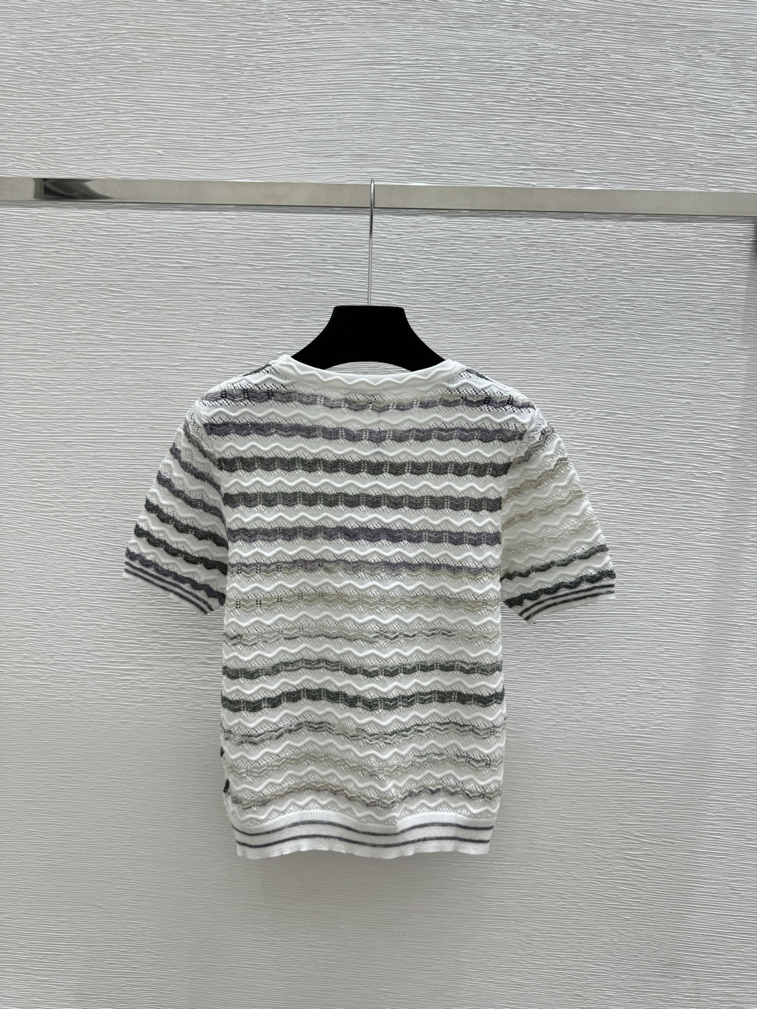 Chrome Hearts CH家 春夏新款 撞色条纹圆领针织短袖