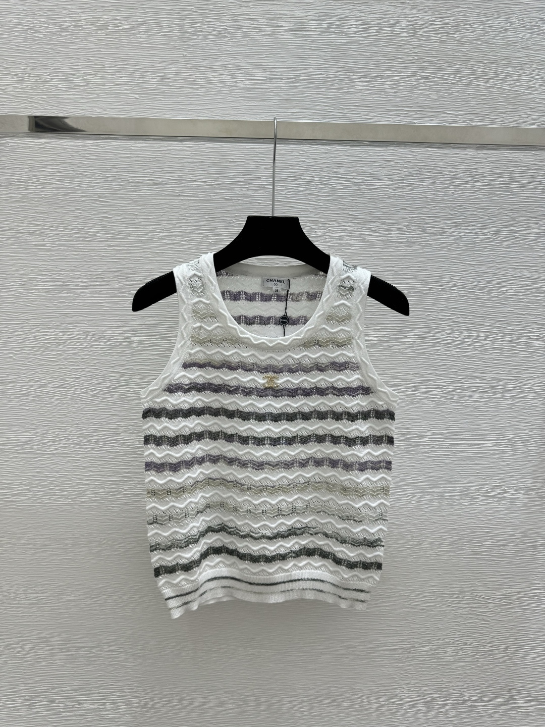 Chrome Hearts CH家 春夏新款 撞色条纹圆领针织背心