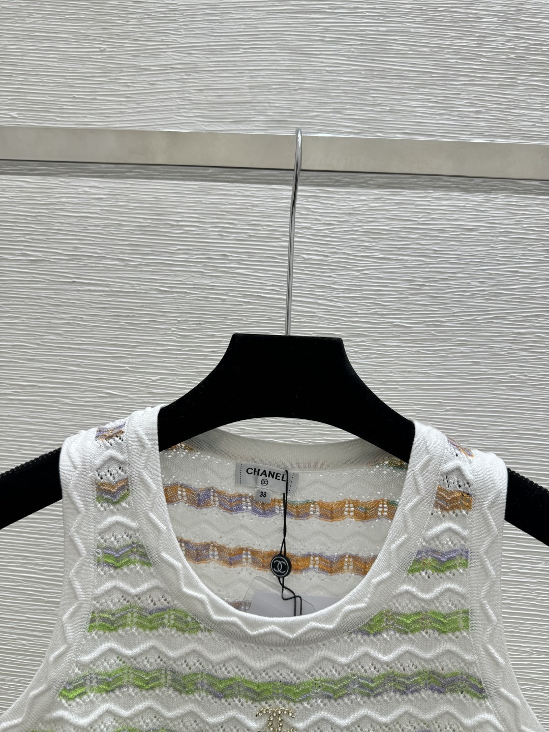 Chrome Hearts CH家 春夏新款 撞色条纹圆领针织背心