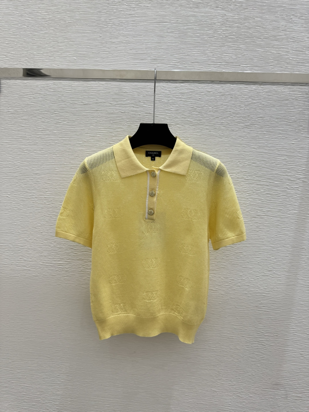 Chrome Hearts CH家 春夏新款 纯色翻领简约针织短袖