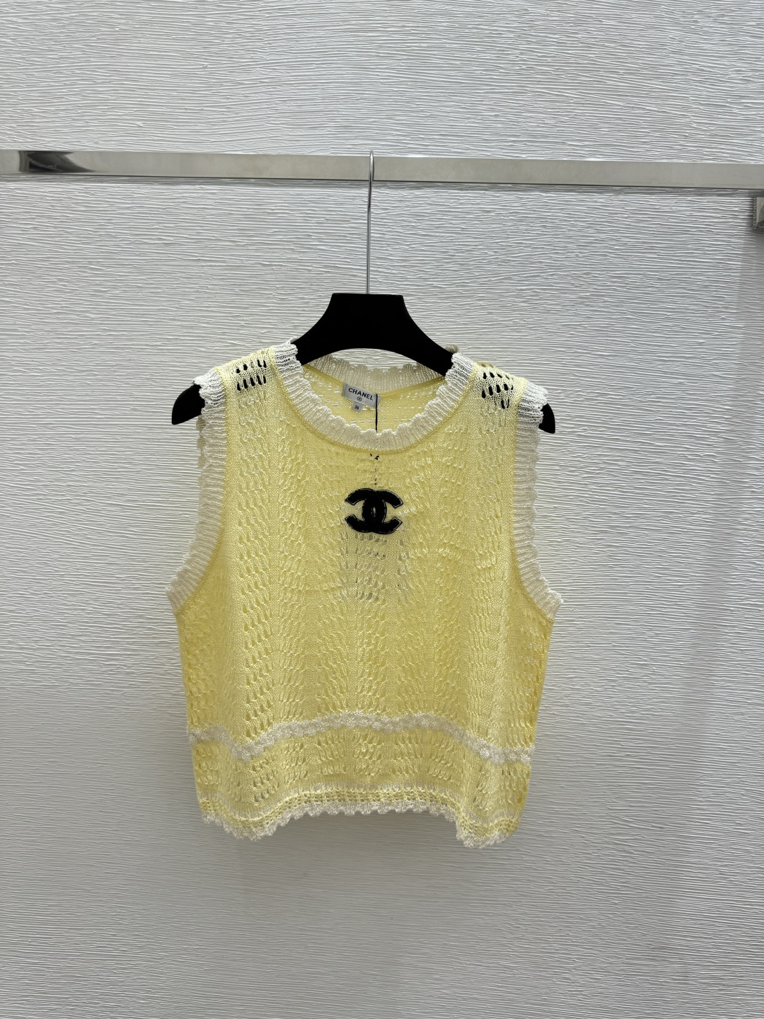 Chrome Hearts CH家 春夏新款 撞色镂空圆领针织背心