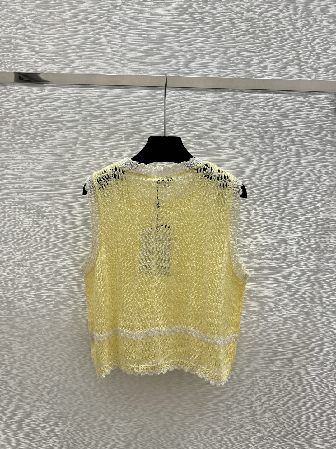 Chrome Hearts CH家 春夏新款 撞色镂空圆领针织背心