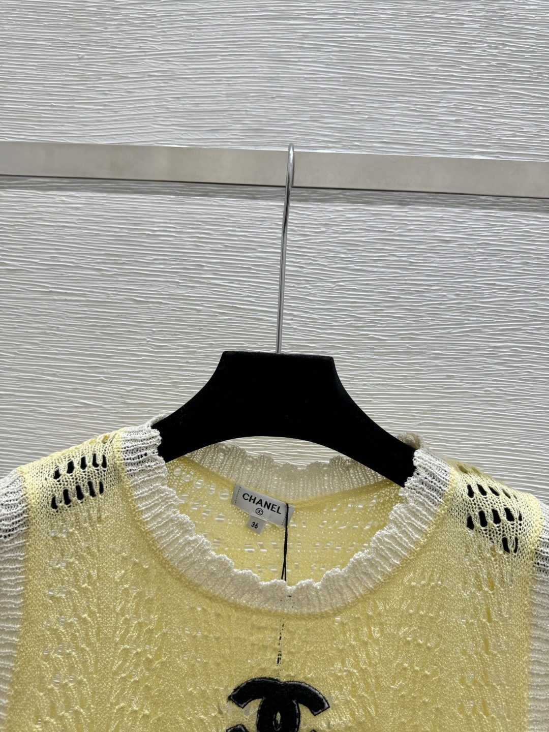 Chrome Hearts CH家 春夏新款 撞色镂空圆领针织背心