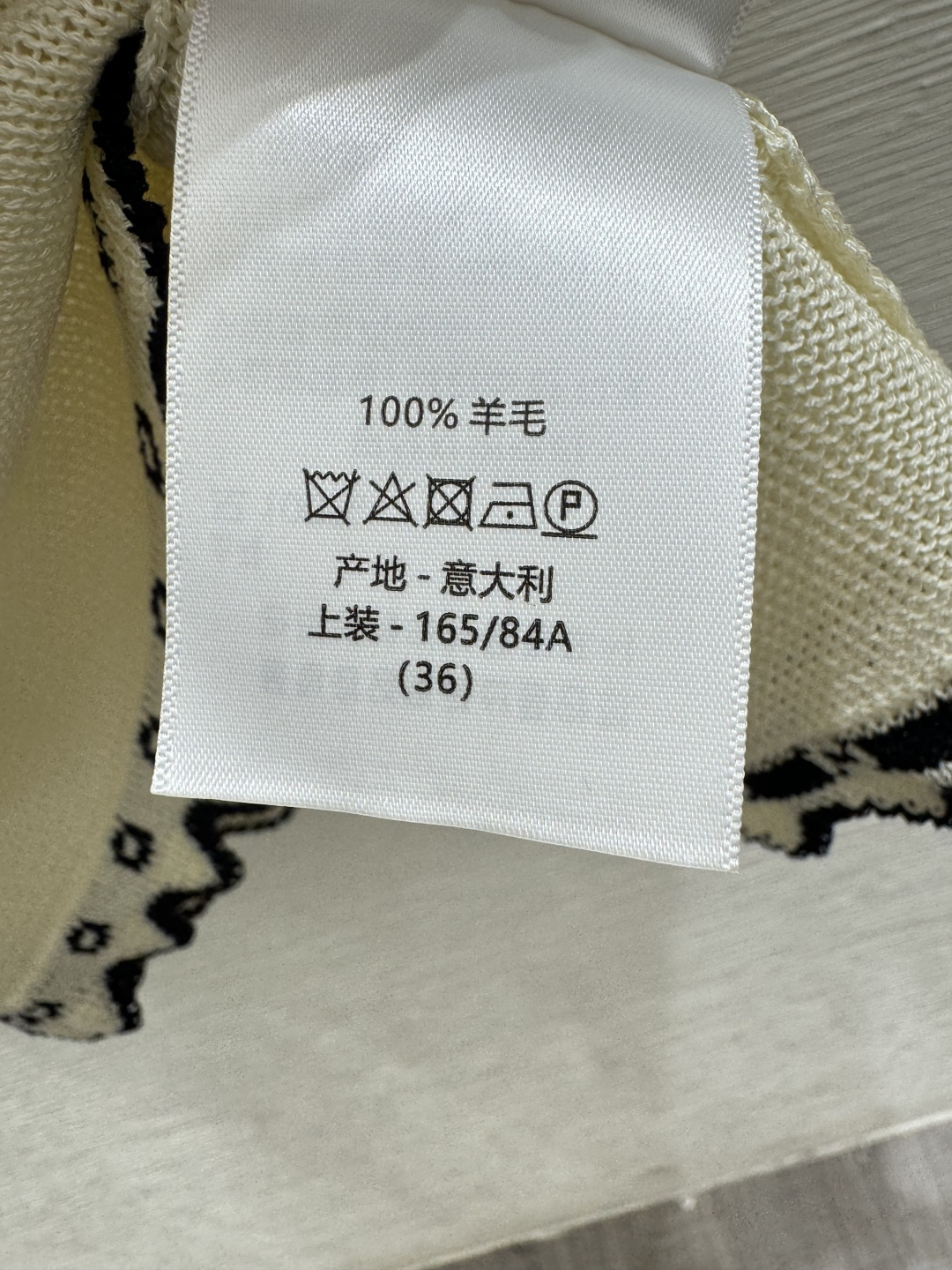 Dior D家 春夏新款 撞色花卉圆领针织短袖