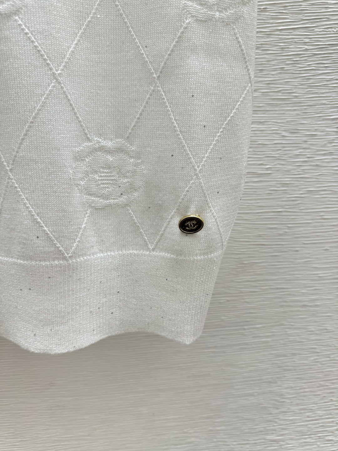 Chrome Hearts CH家 春夏新款 纯色山茶花圆领针织短袖