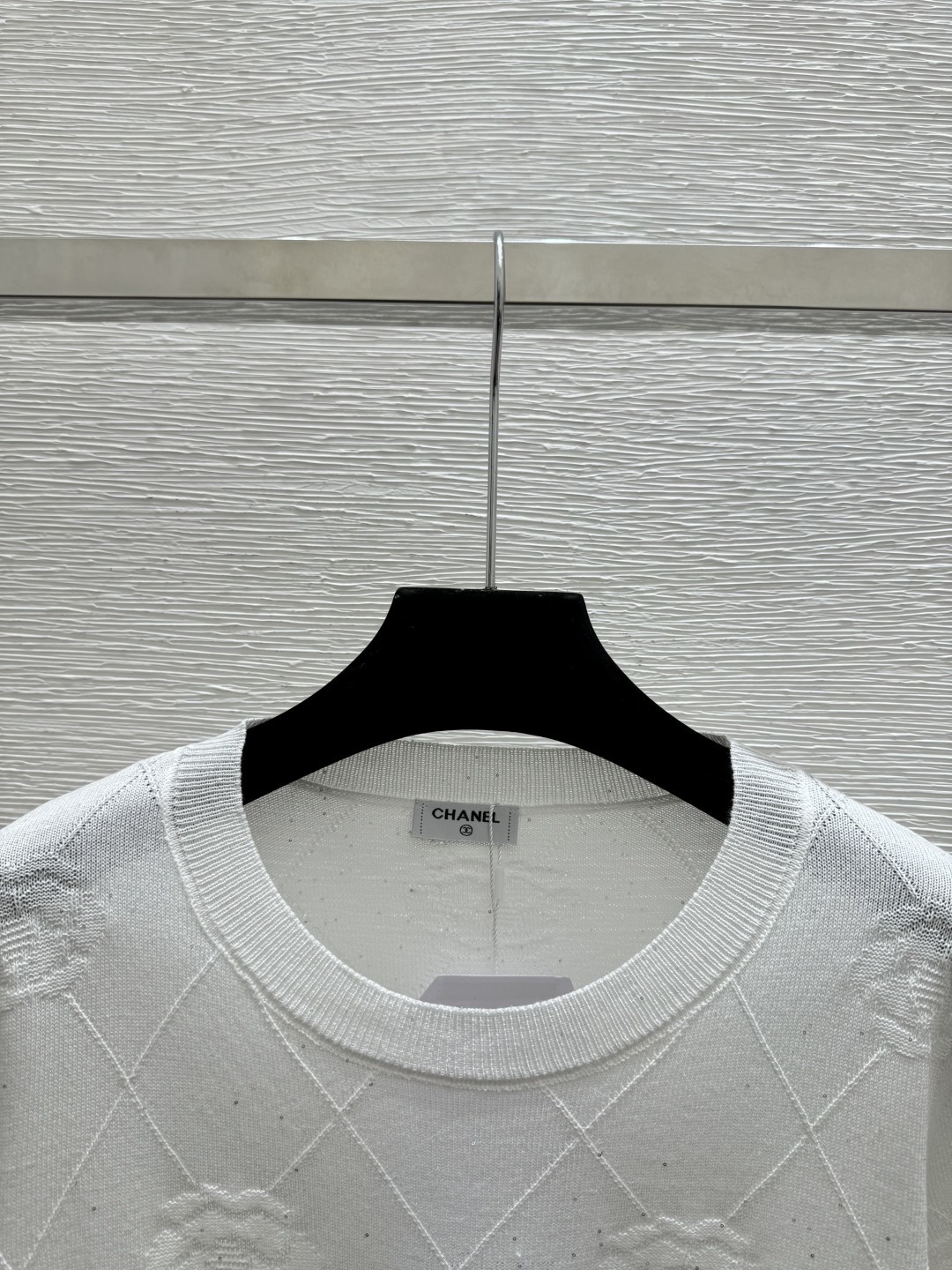 Chrome Hearts CH家 春夏新款 纯色山茶花圆领针织短袖