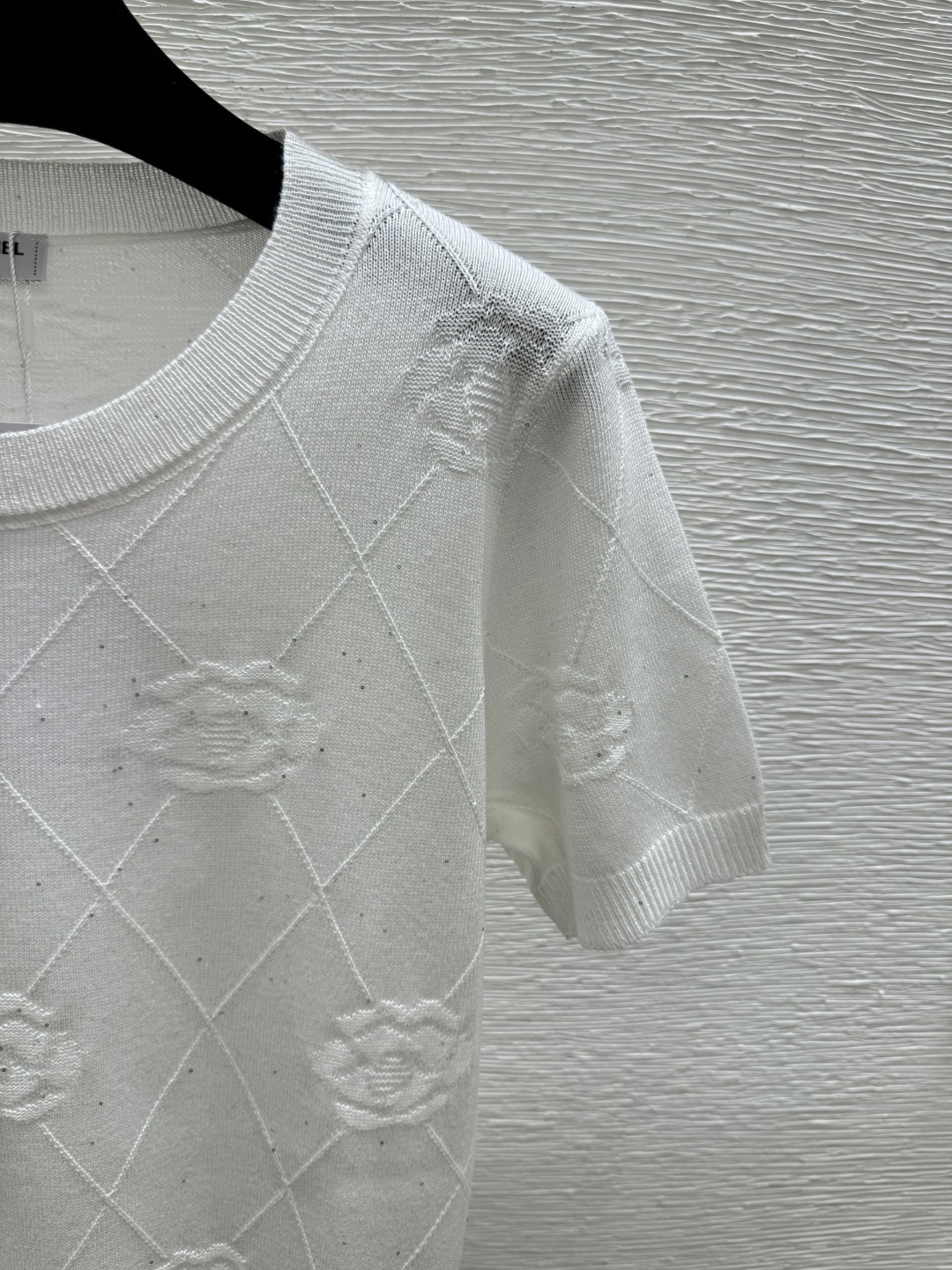 Chrome Hearts CH家 春夏新款 纯色山茶花圆领针织短袖