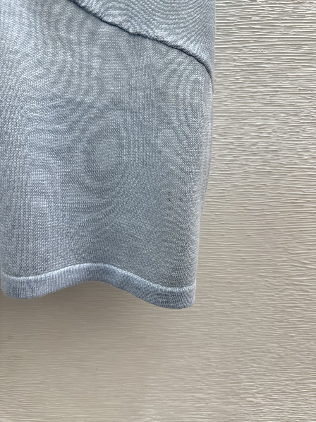 🆕CH家🆕 春夏新款 撞色挂脖假两件针织短袖颜色：蓝色 橘色尺码：36.38.40