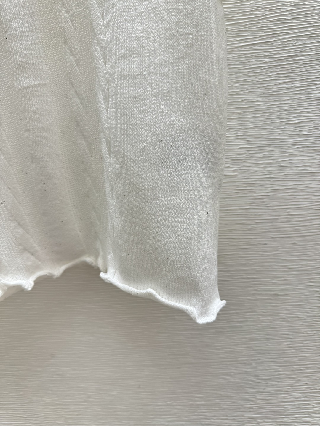 🆕M家🆕 春夏新款 撞色花边翻领简约针织短袖颜色：白色 黄色尺码：36.38.40