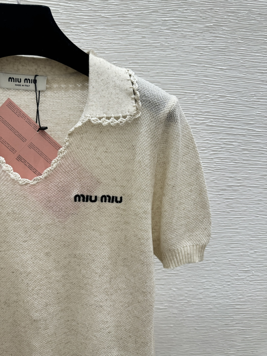 🆕M家🆕 春夏新款 纯色简约翻领针织短袖颜色：杏色 咖啡尺码：36.38.40