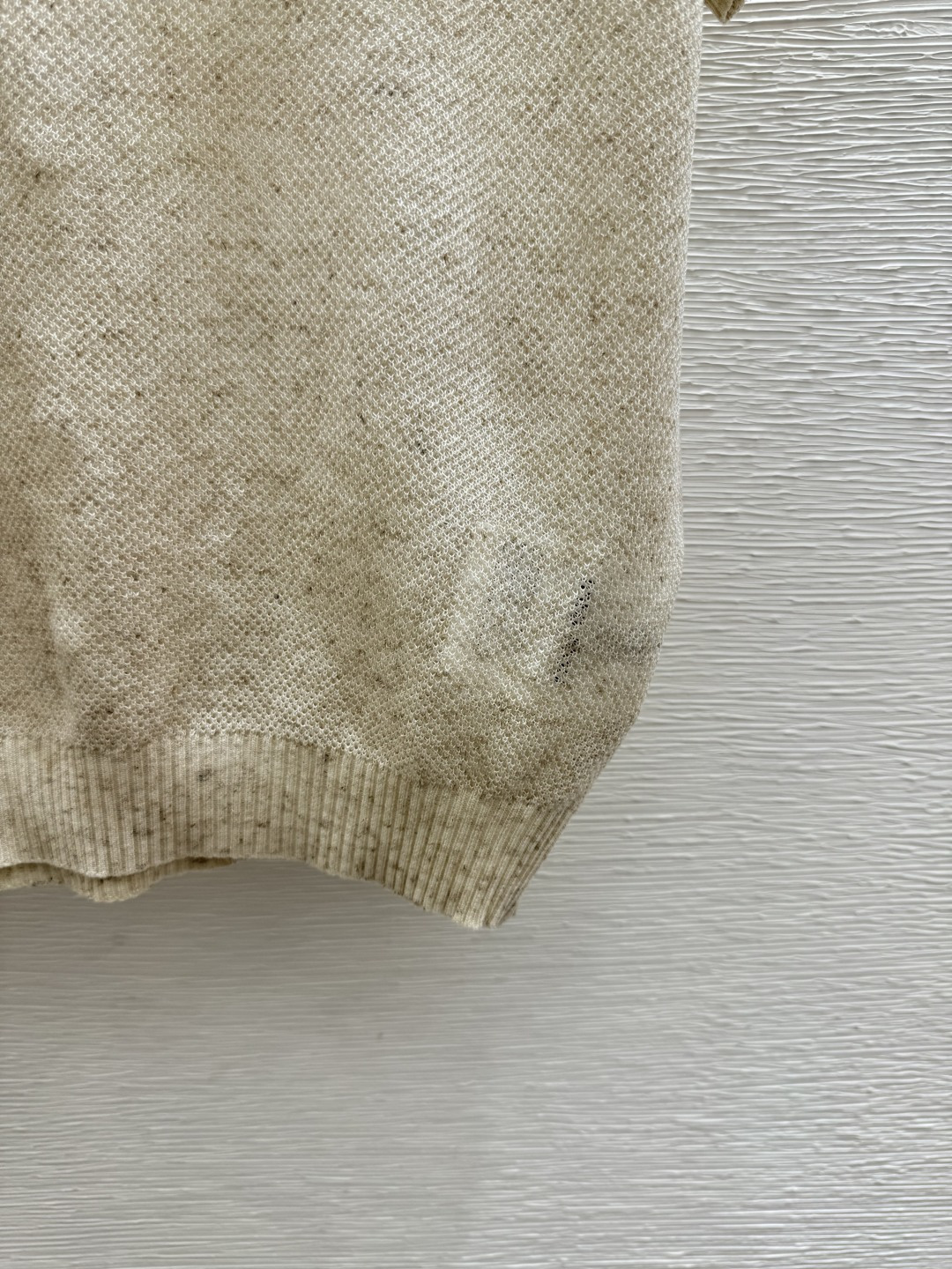 🆕M家🆕 春夏新款 纯色简约翻领针织短袖颜色：杏色 咖啡尺码：36.38.40