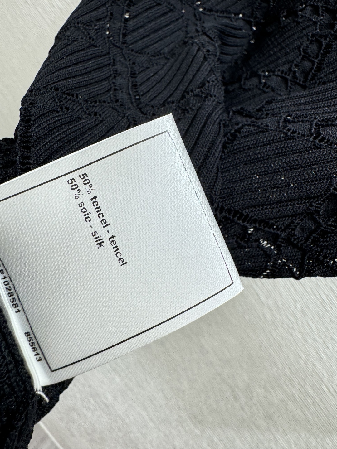 🆕CH家🆕 春夏新款 撞色提花重工钉珠菱格镂空圆领针织吊带颜色：黑色尺码：36.38.40