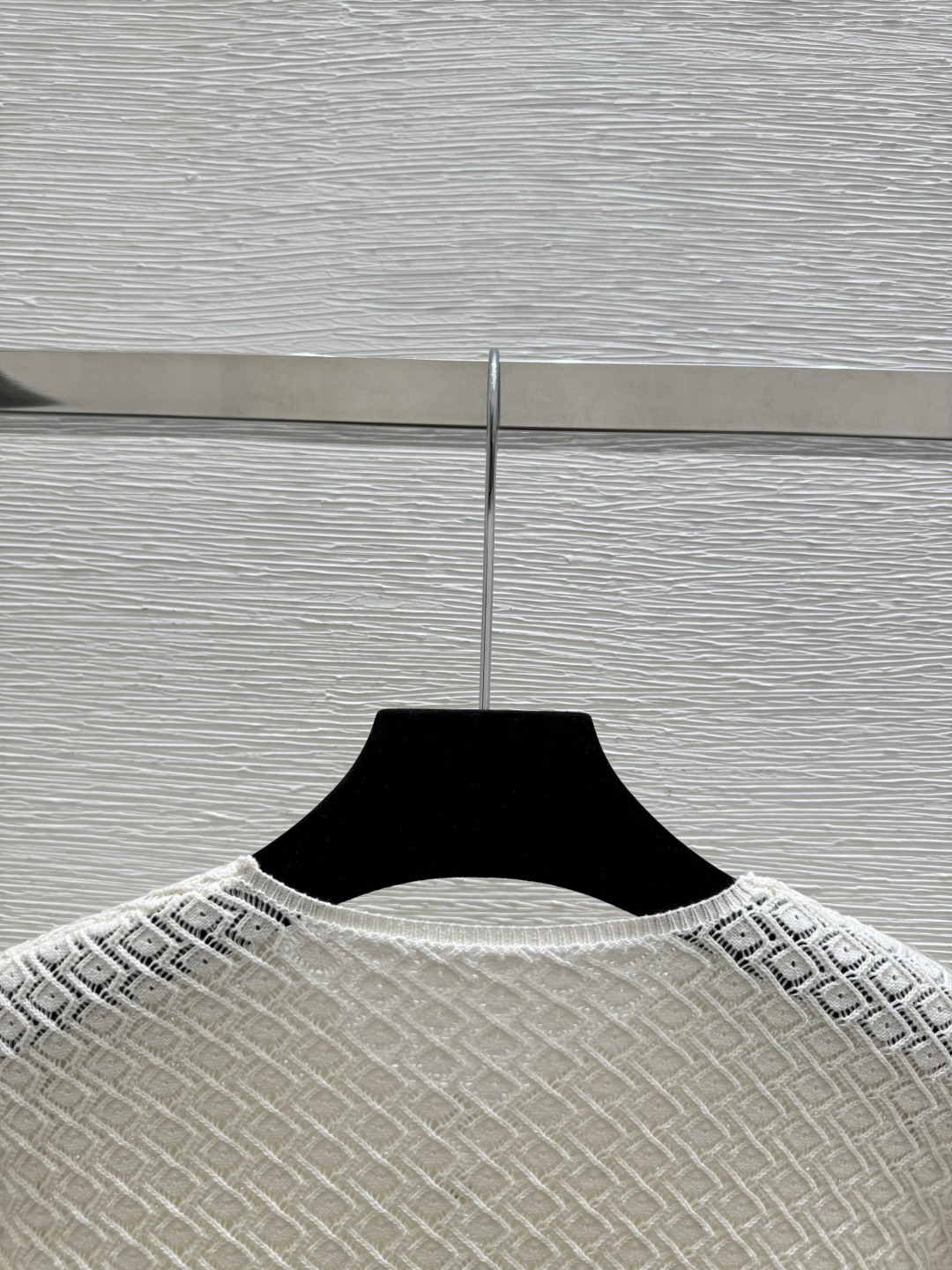 🆕CH家🆕 春夏新款 纯色简约圆领针织短袖裙颜色：白色 尺码：36.38.40