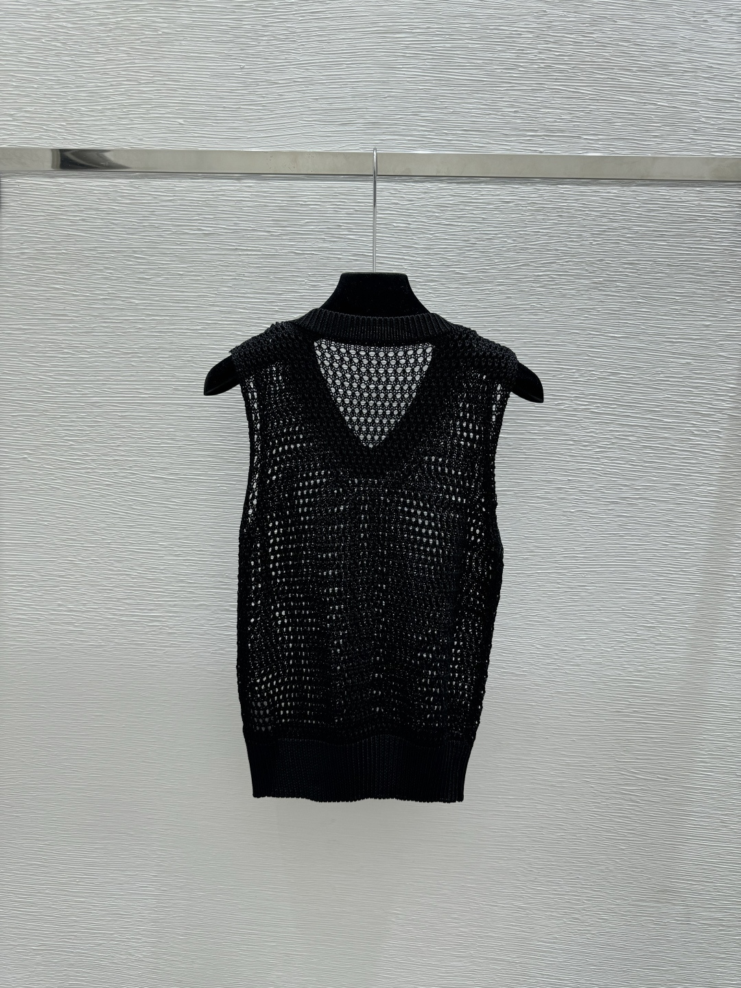 Chrome Hearts CH家 春夏新款 纯色简约V领镂空针织背心