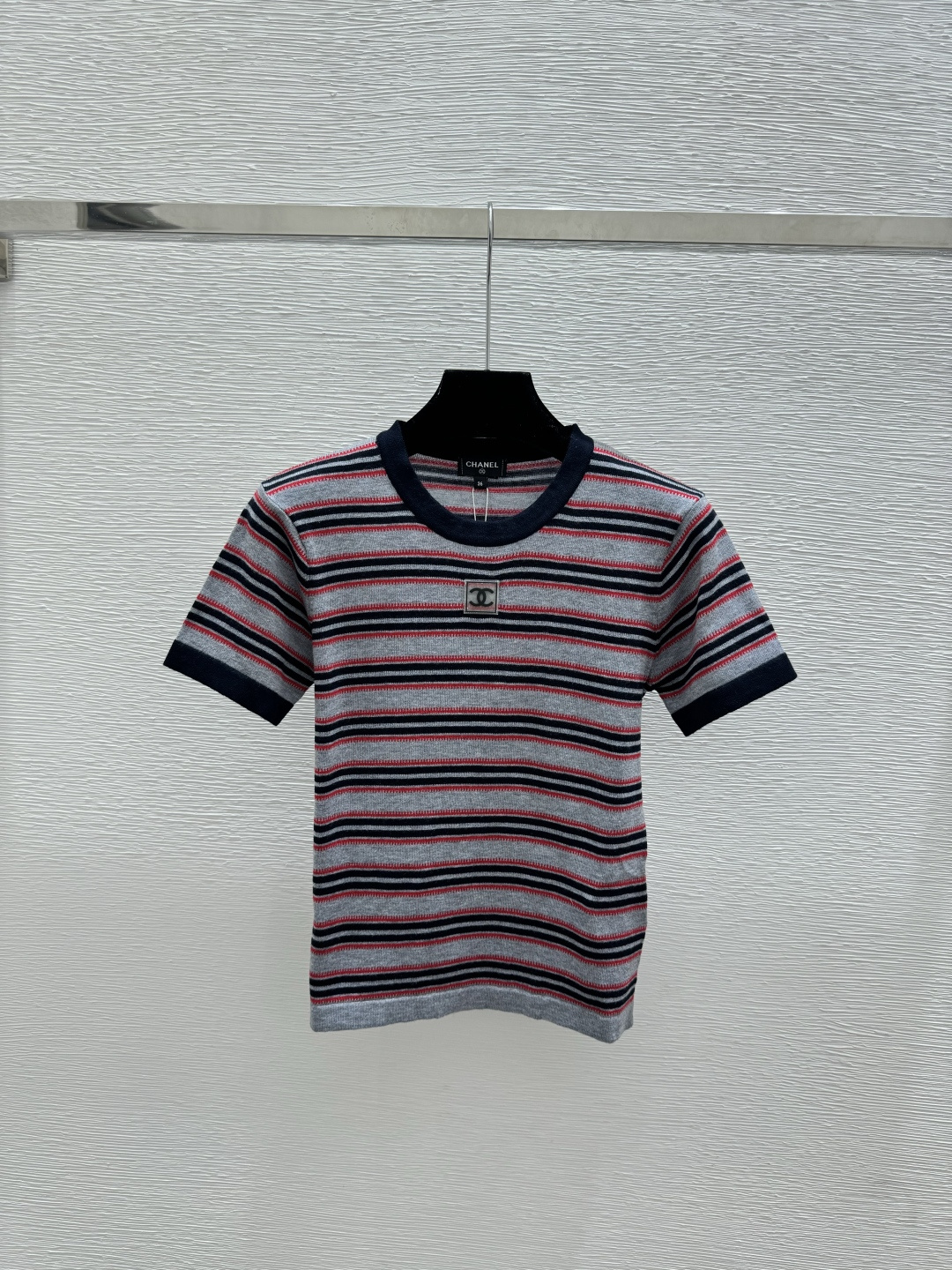 Chrome Hearts CH家 春夏新款 撞色简约圆领针织短袖