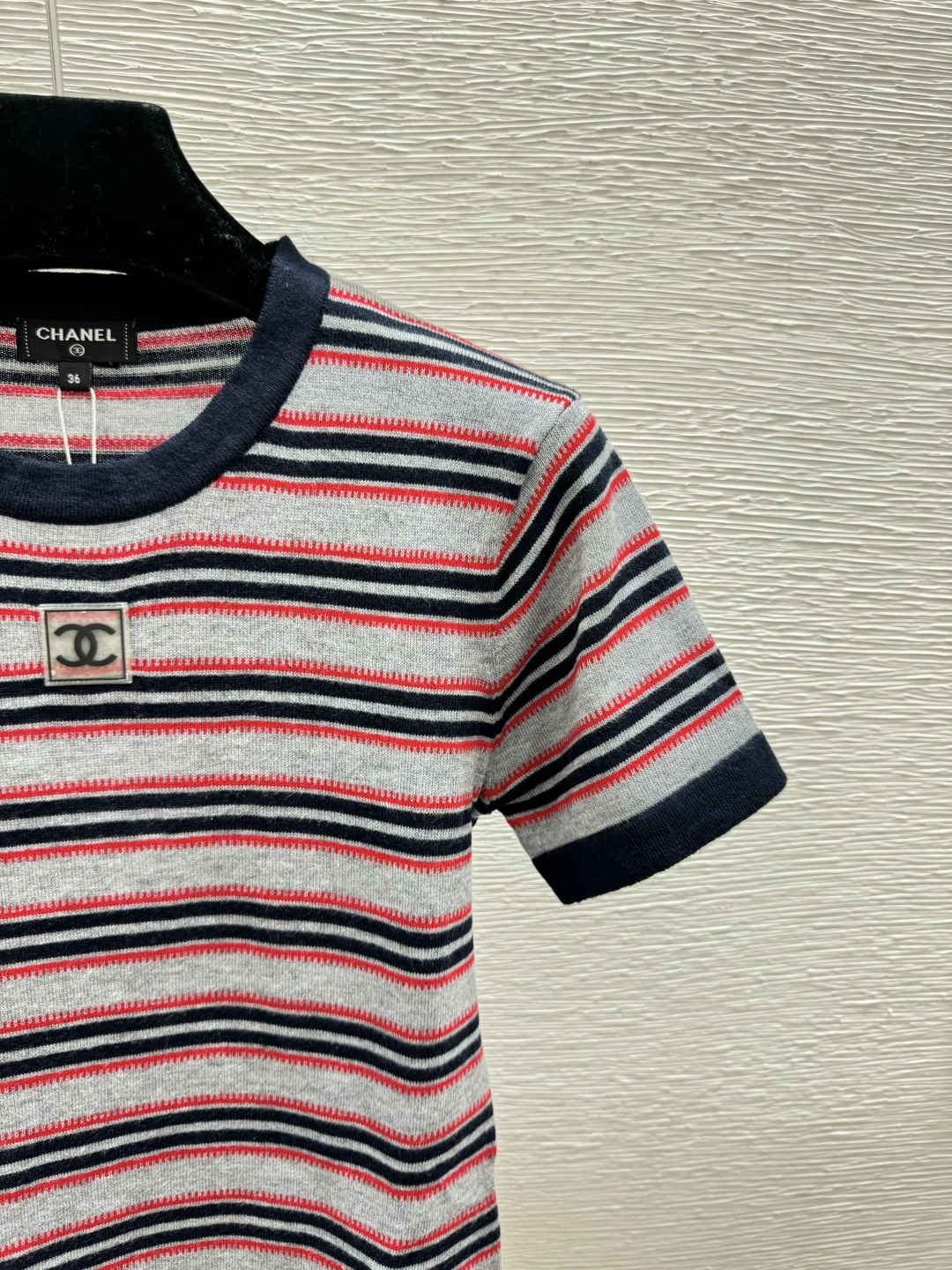 Chrome Hearts CH家 春夏新款 撞色简约圆领针织短袖