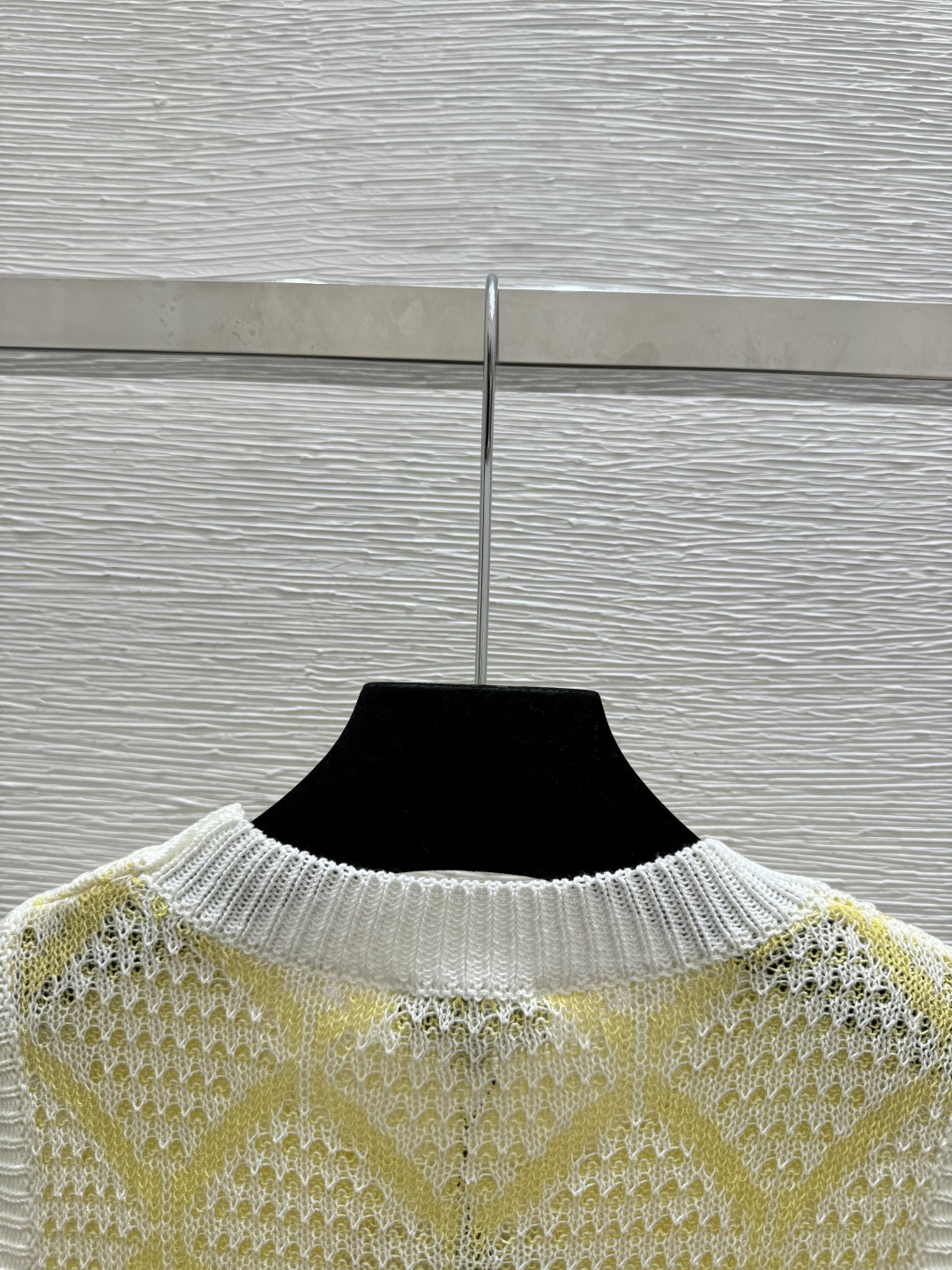 Chrome Hearts CH家 春夏新款 撞色菱格镂空圆领针织背心