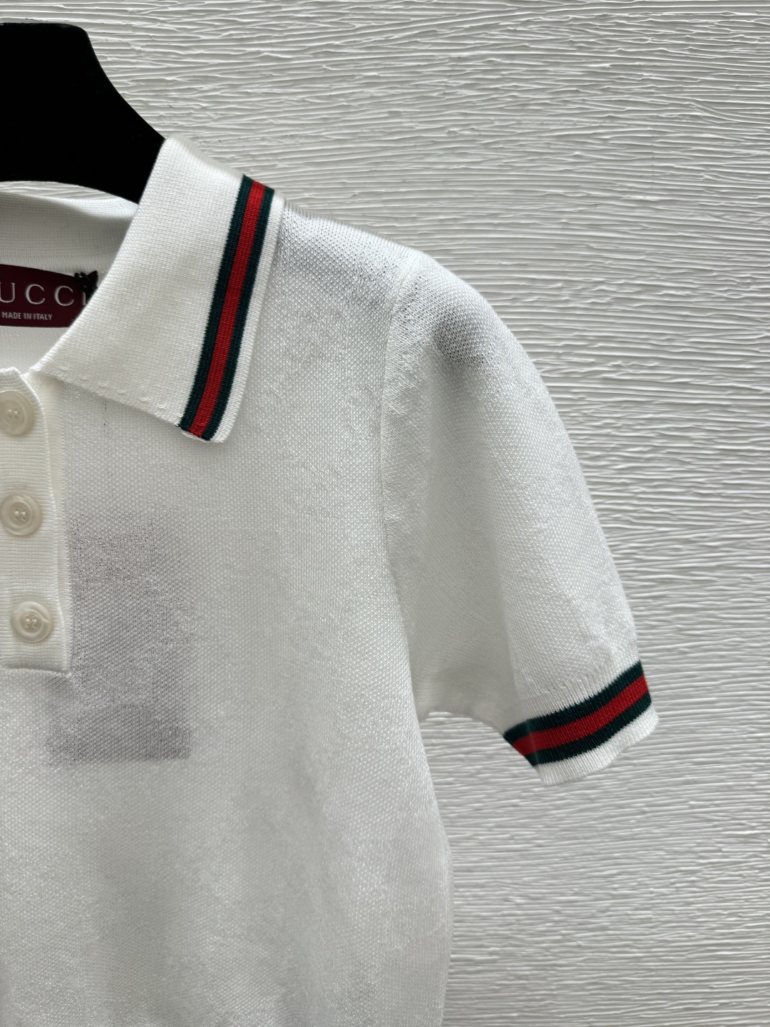 Gucci G家 春夏新款 撞色简约翻领针织套装