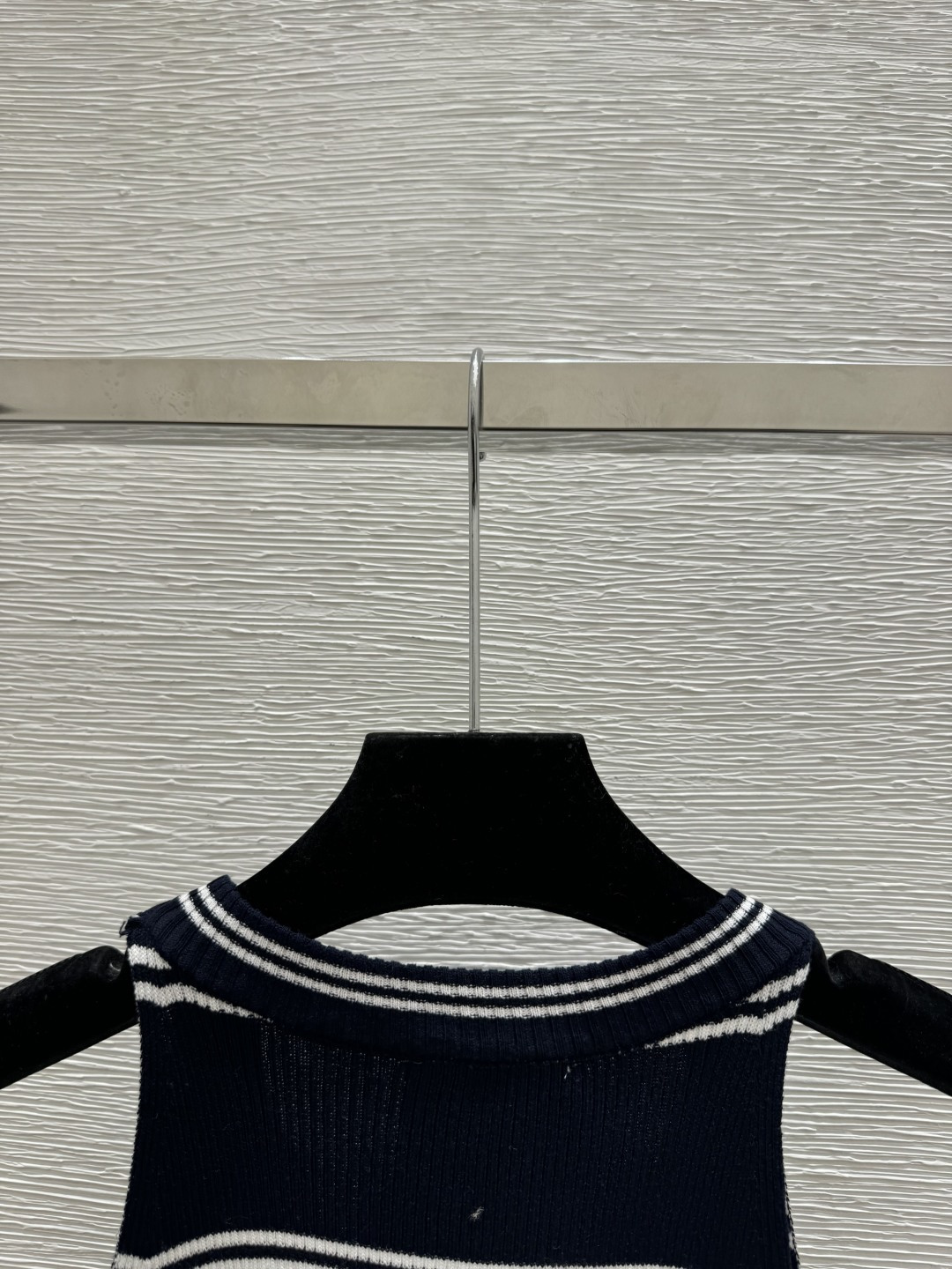 Chrome Hearts CH家 春夏新款 撞色条纹V领针织背心开衫