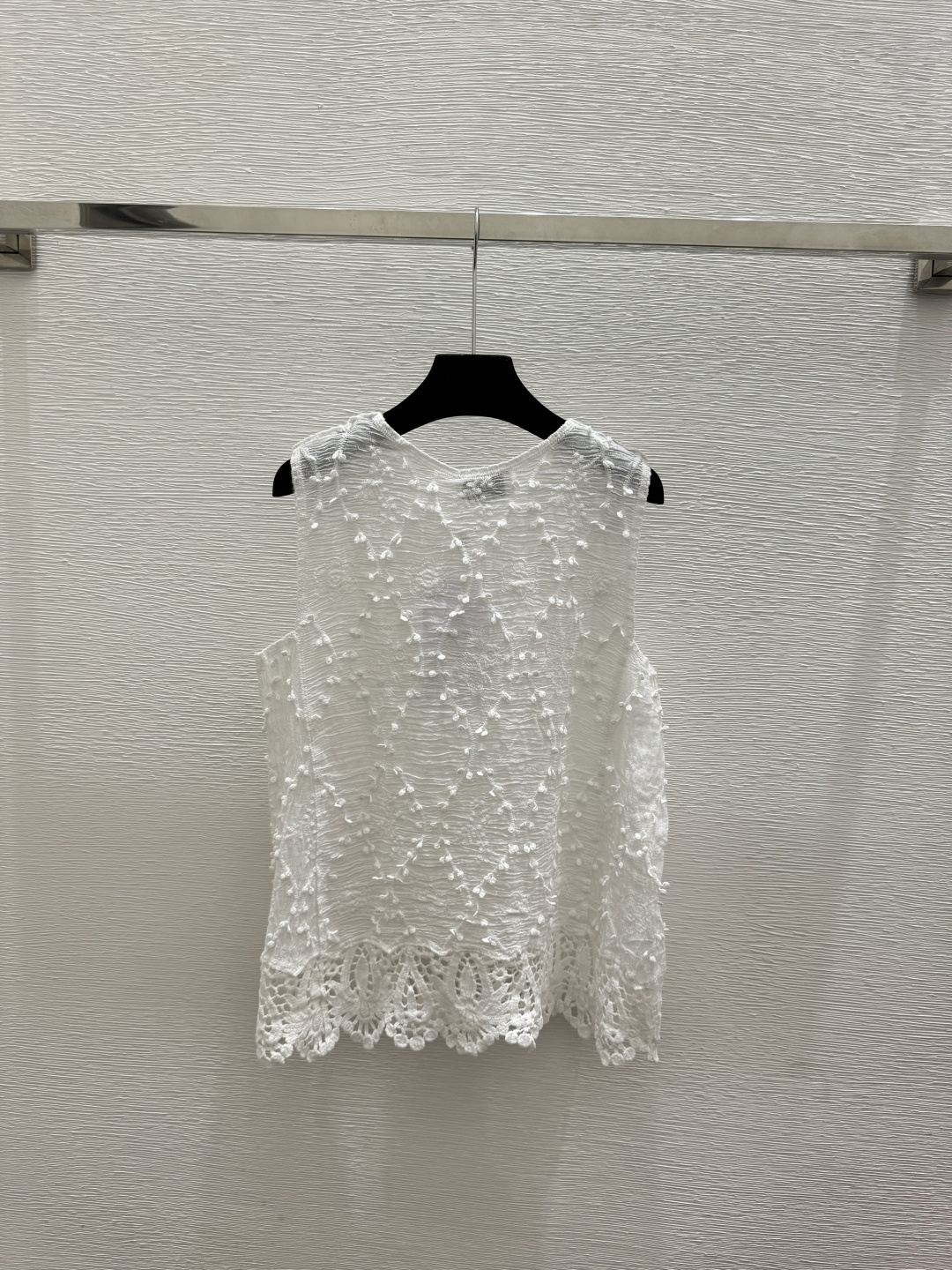 Chrome Hearts CH家 春夏新款 纯色菱格圆领针织背心