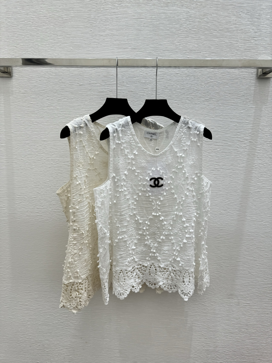 Chrome Hearts CH家 春夏新款 纯色菱格圆领针织背心