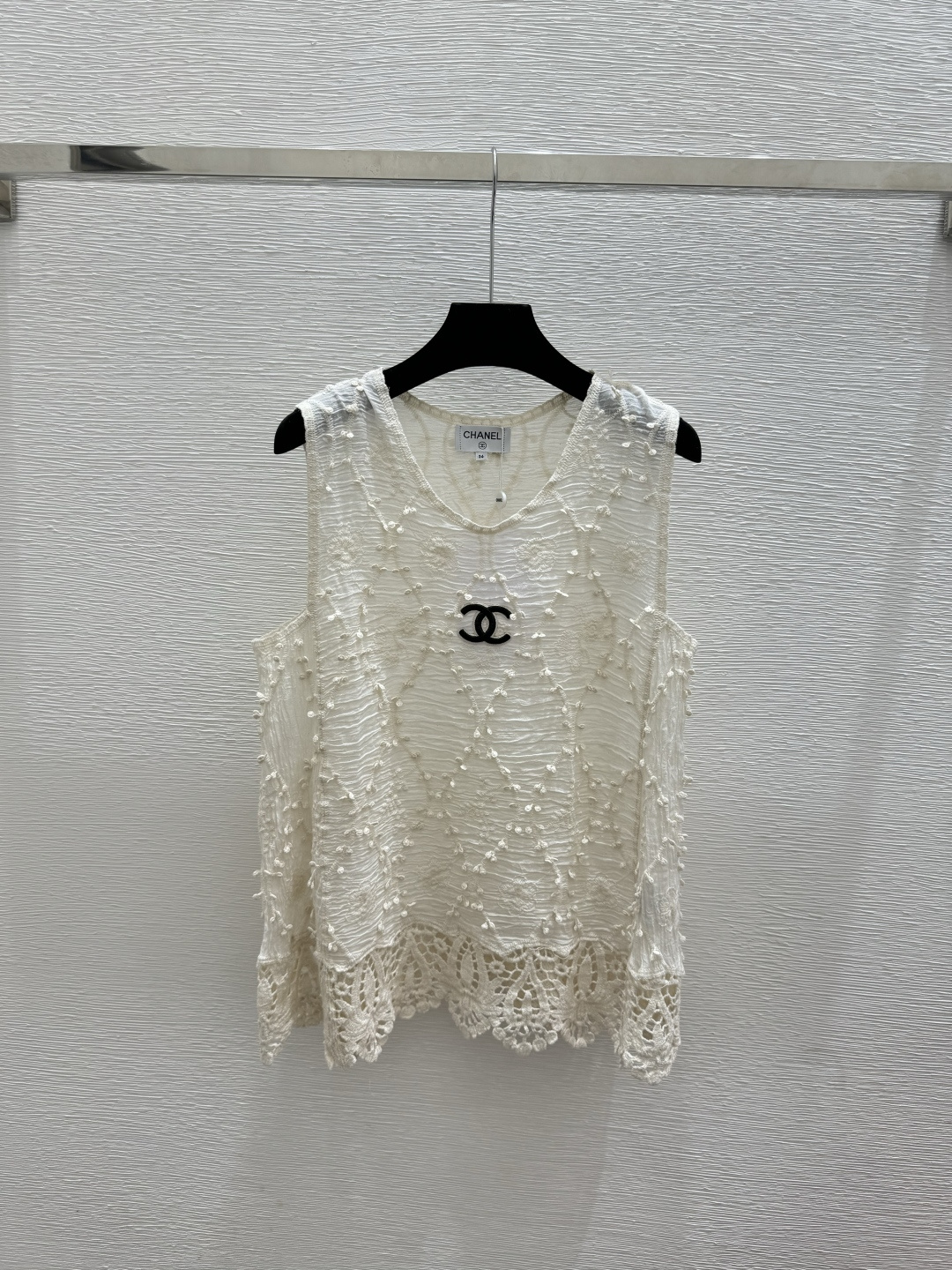 Chrome Hearts CH家 春夏新款 纯色菱格圆领针织背心