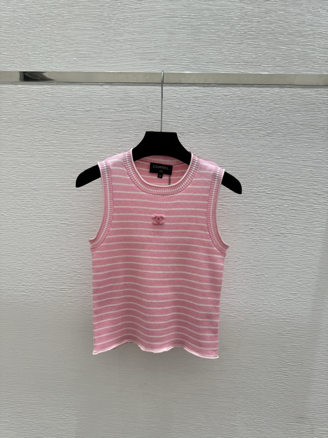 Chrome Hearts CH家 春夏新款 撞色条纹圆领针织背心