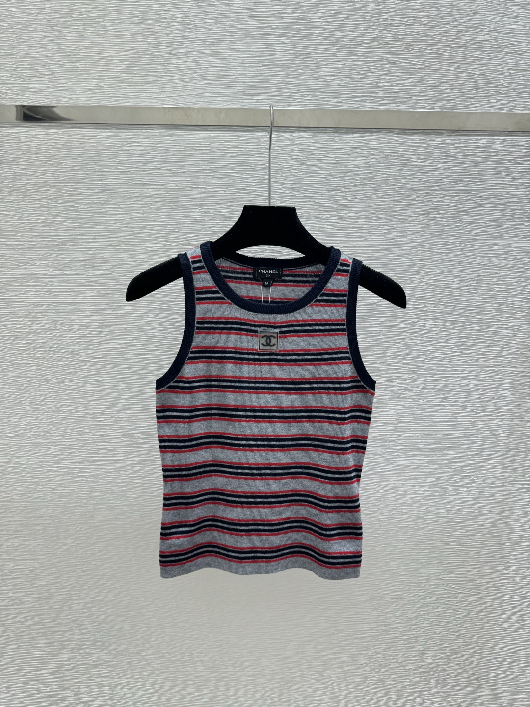 Chrome Hearts CH家 春夏新款 撞色条纹圆领针织背心