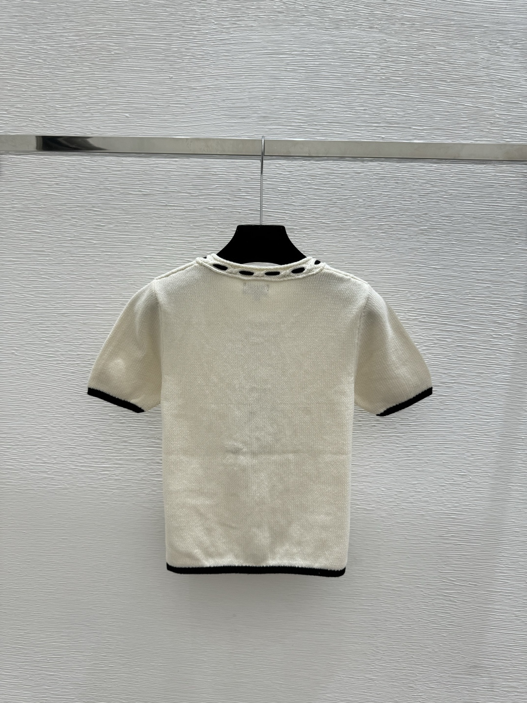Gucci G家 春夏新款 撞色简约圆领针织短袖开衫