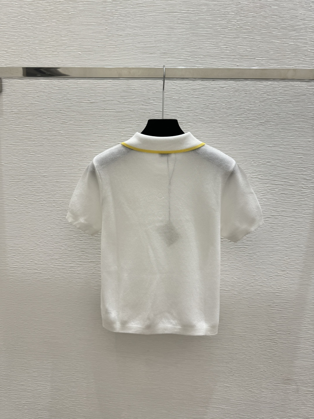 🆕LO家🆕  春夏新款 撞色翻领针织短袖颜色：白色 粉色 蓝色尺码：36.38.40