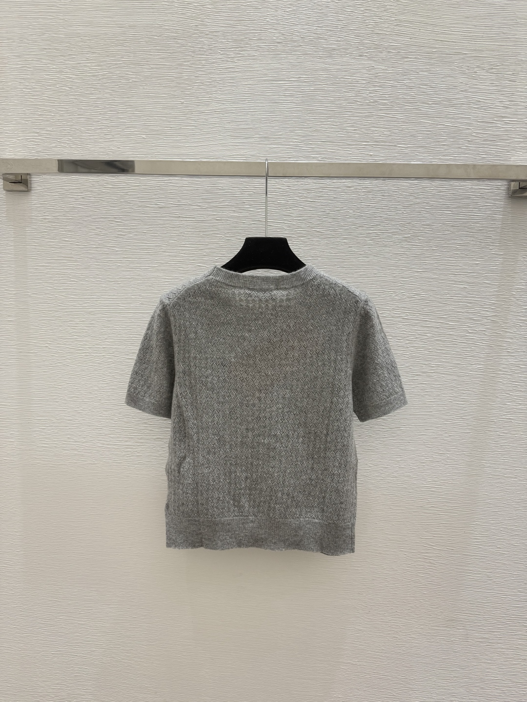 🆕M家🆕  春夏新款 纯色简约圆领针织短袖颜色：黄色 灰色尺码：36.38.40