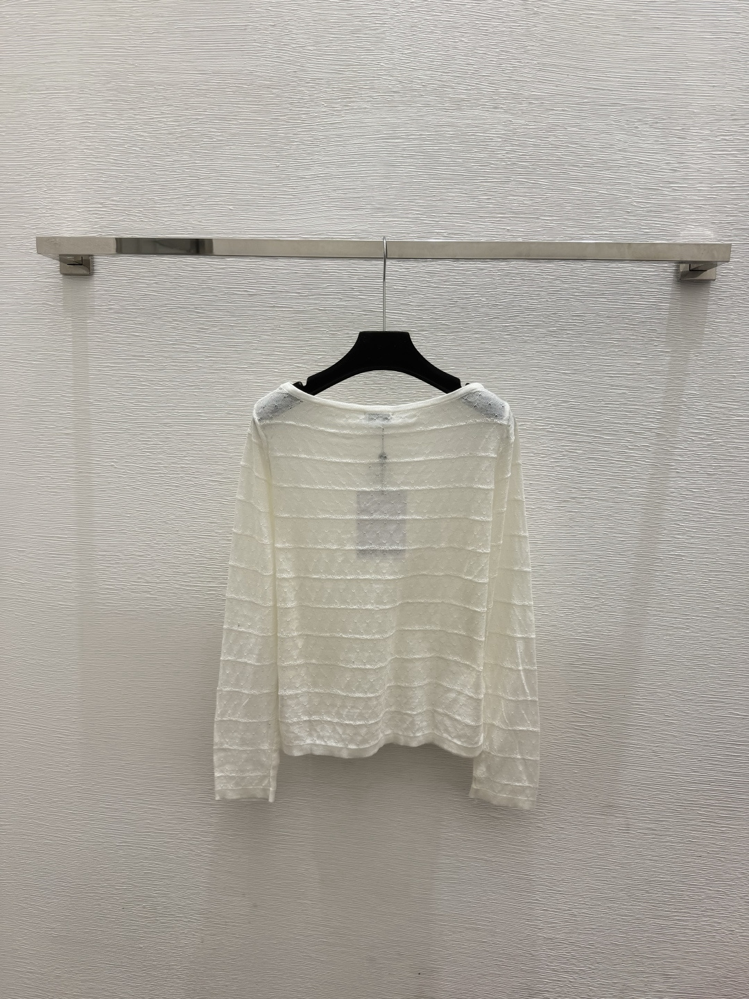 🆕CH家🆕  春夏新款 纯色简约针织长袖颜色：白色 黑色尺码：36.38.40