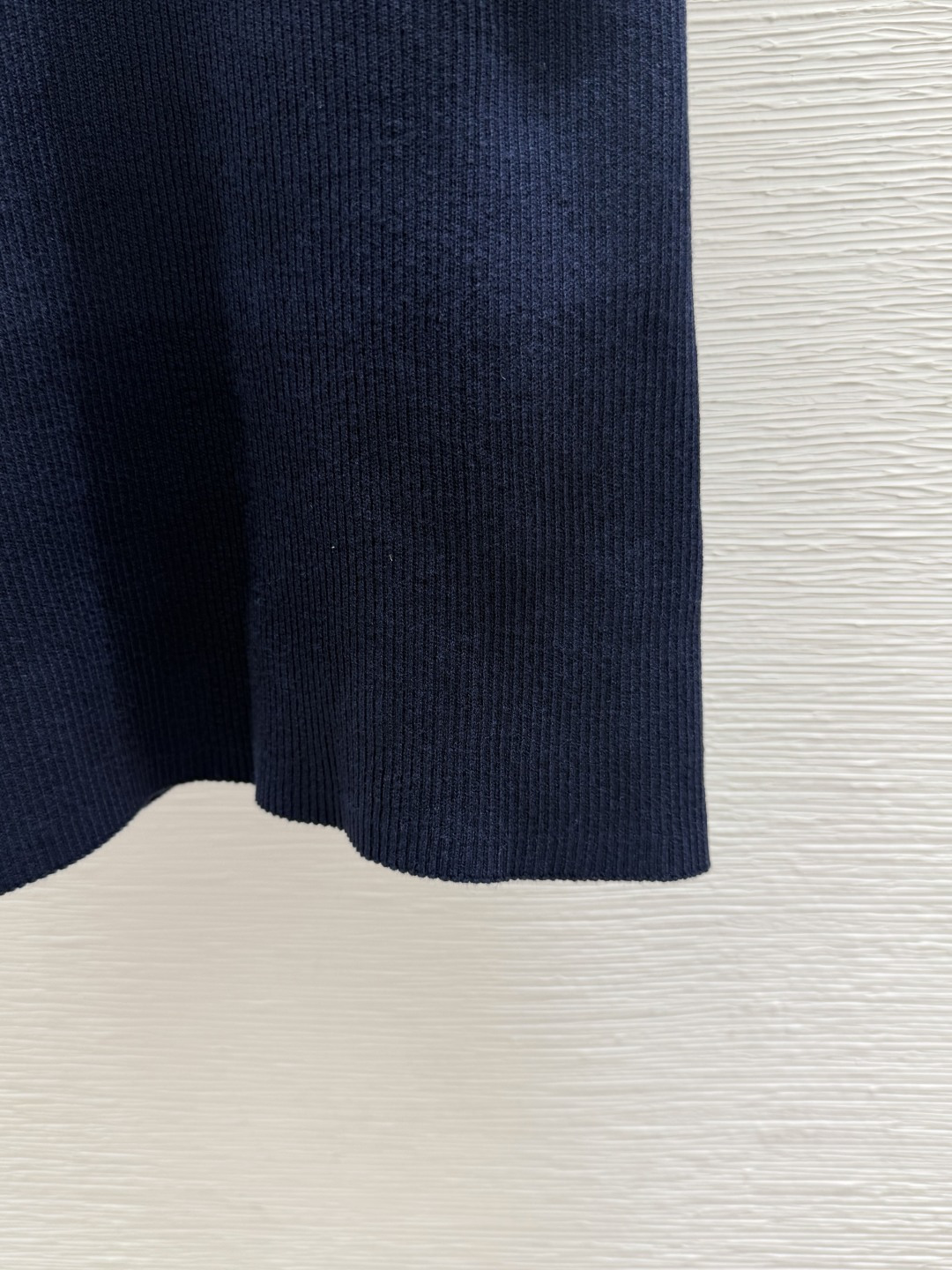 🆕M家🆕  早秋新款  纯色简约高领针织短袖裙 颜色：宝蓝 尺码：36.38.40