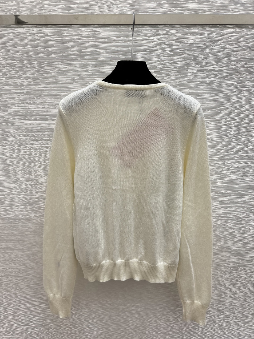 🆕M家🆕  早秋新款 撞色菱格假两件针织长袖 颜色：杏色 灰色 尺码：36.38.40