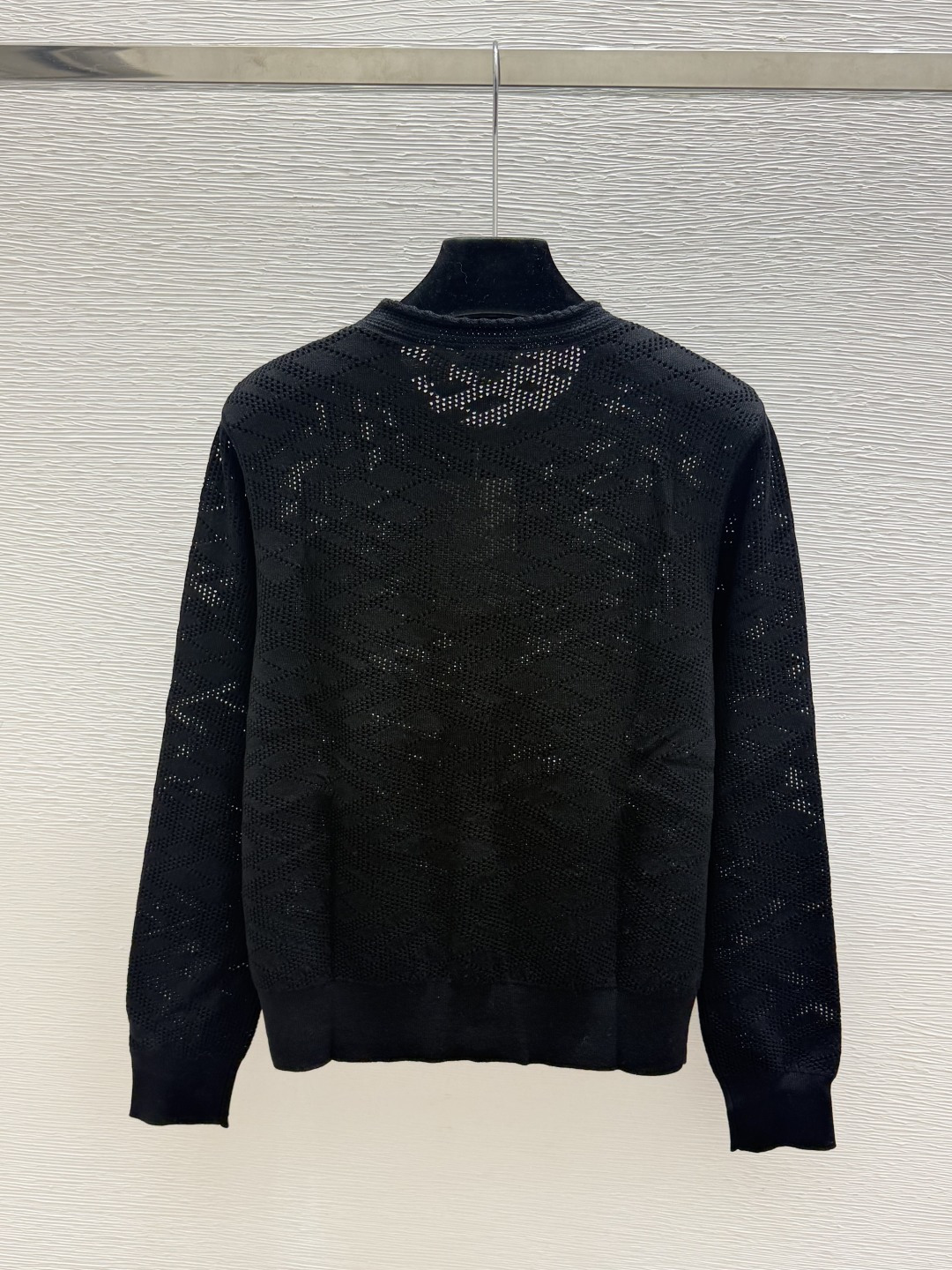 🆕BU家🆕  春夏新款 纯色简约圆领针织长袖开衫 颜色：黑色 尺码：36.38.40