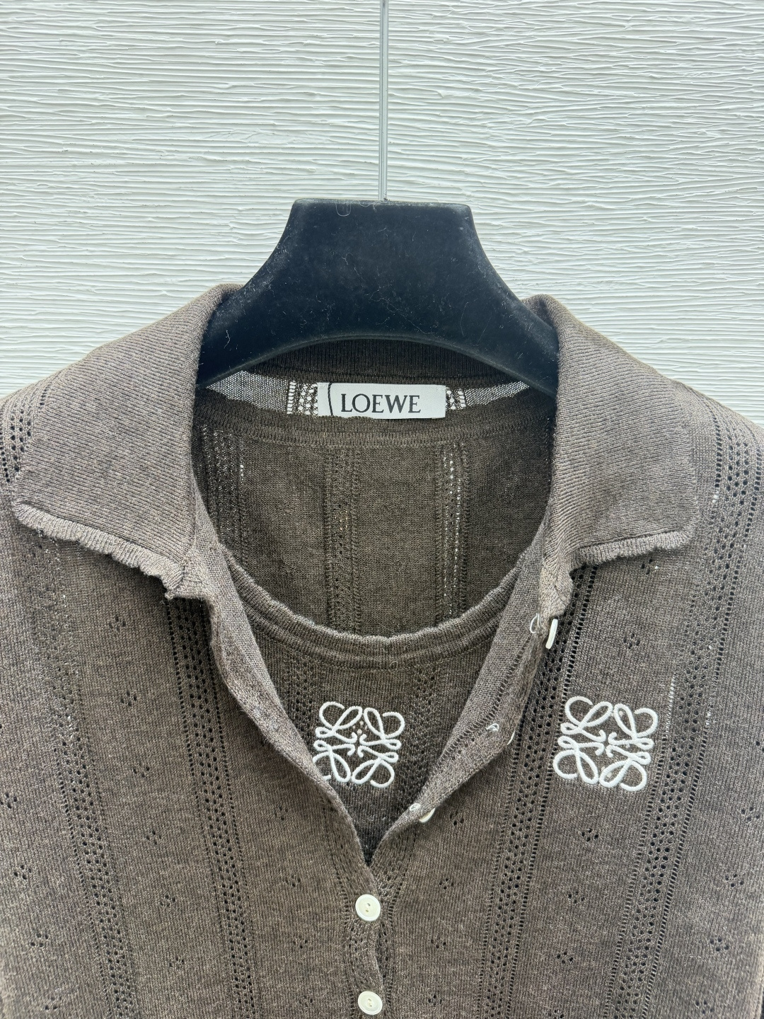 🆕LO家🆕  早秋新款 纯色简约针织吊带两件套 颜色：咖啡 尺码：36.38.40