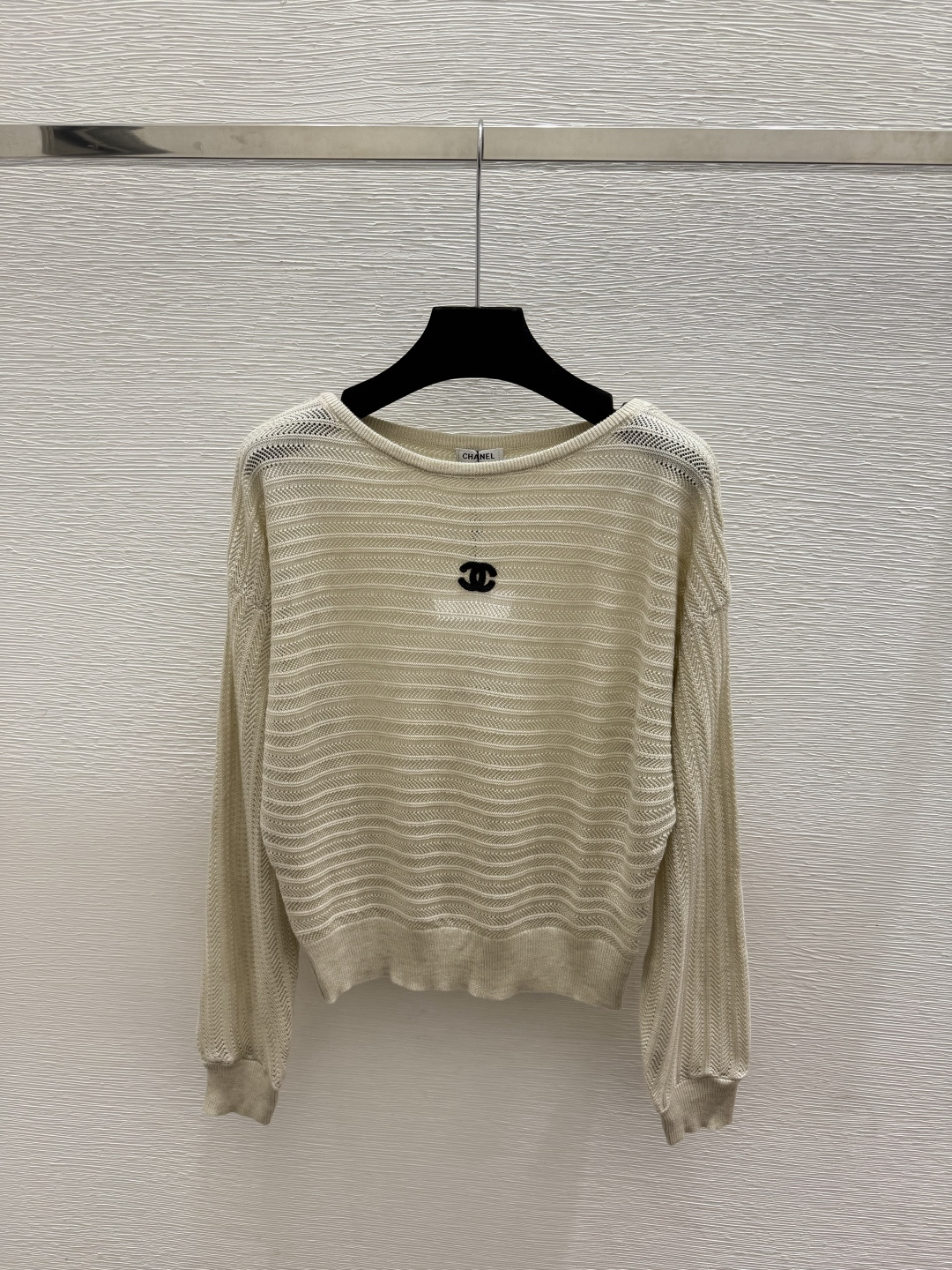 🆕CH家🆕  早秋新款 纯色简约针织长袖 颜色：杏色 灰色 尺码：36.38.40