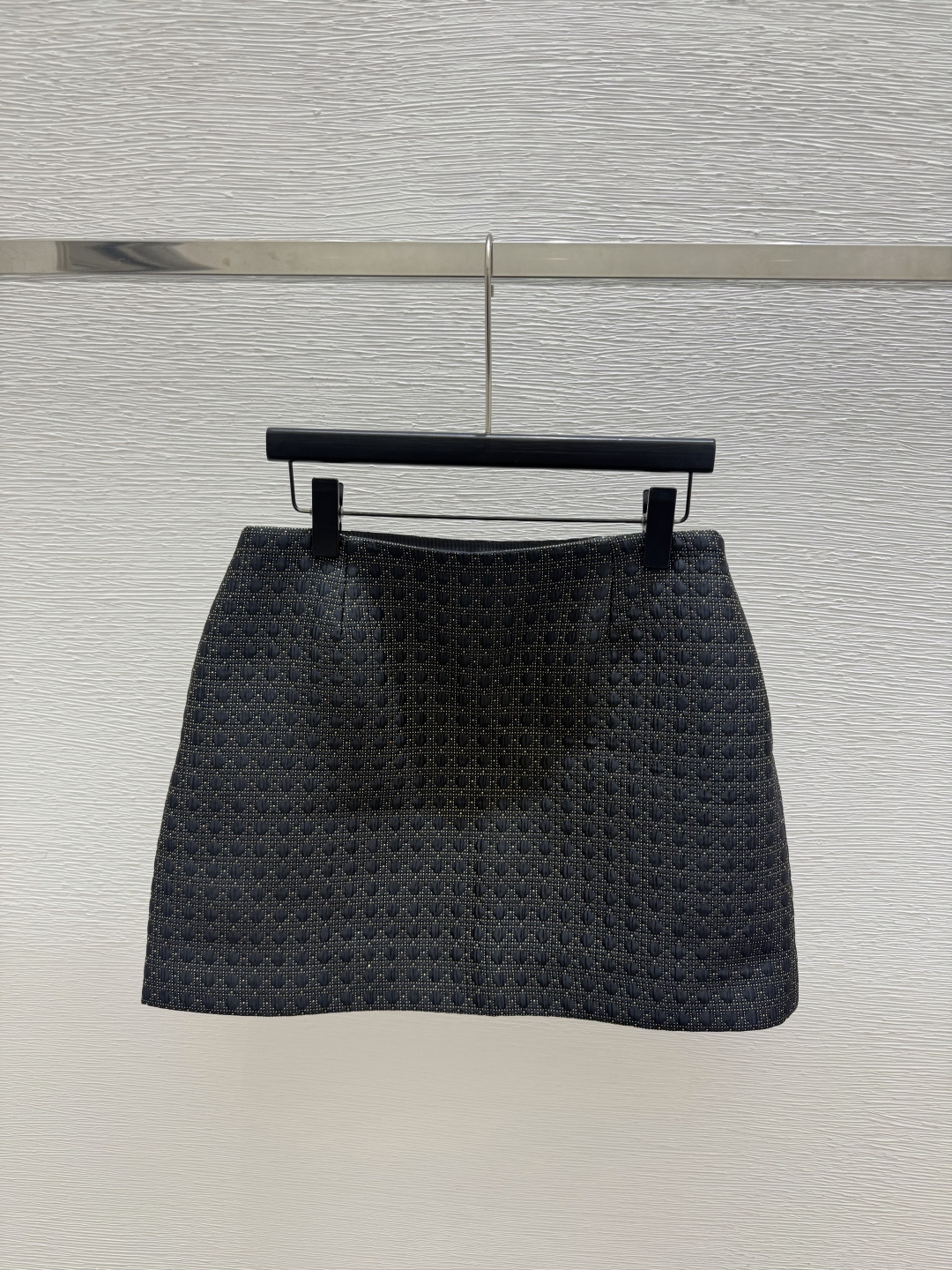 🆕D家🆕  早秋新款  撞色格子半裙 颜色：黑色 尺码：36.38.40      