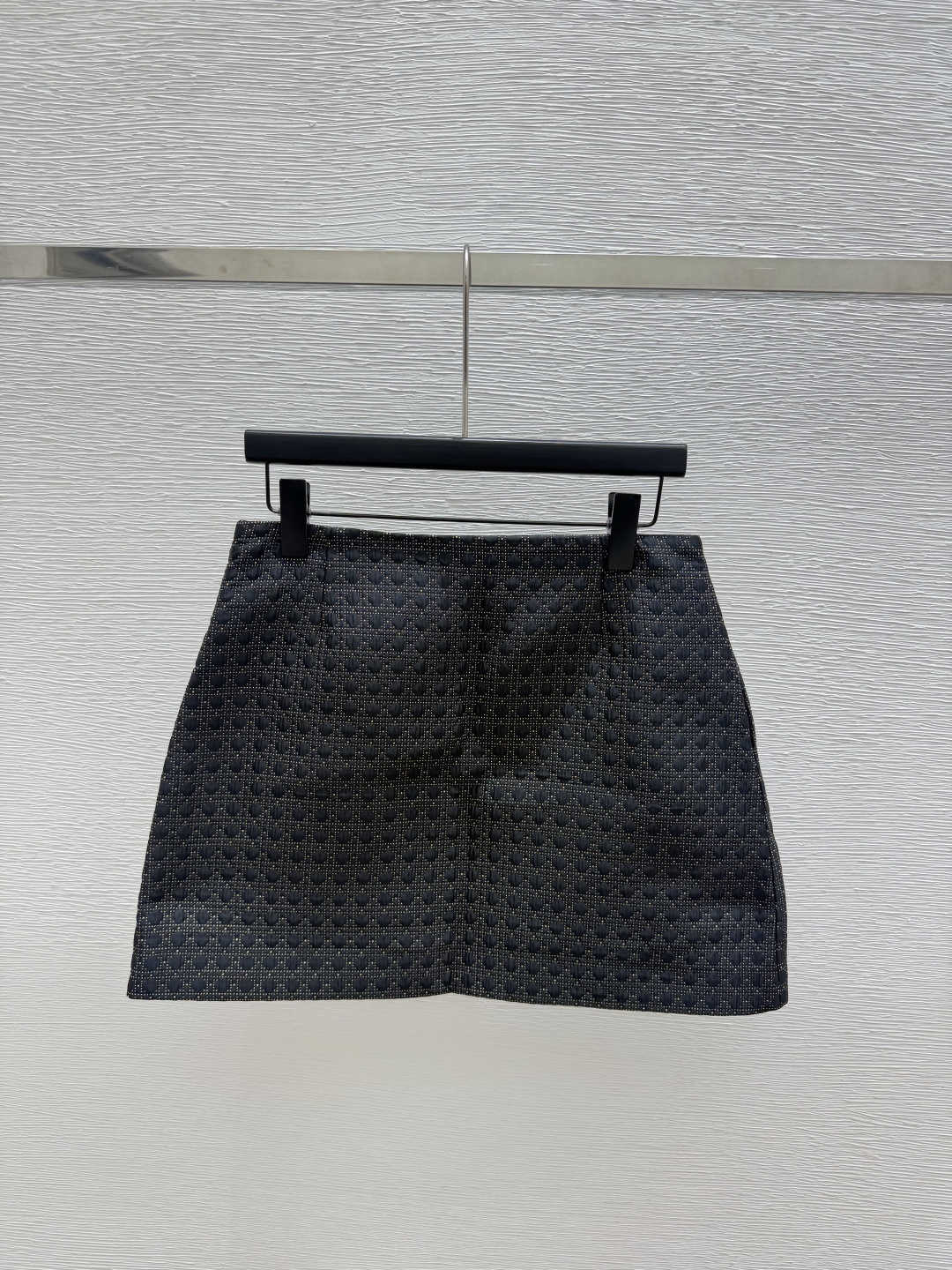 🆕D家🆕  早秋新款  撞色格子半裙 颜色：黑色 尺码：36.38.40      
