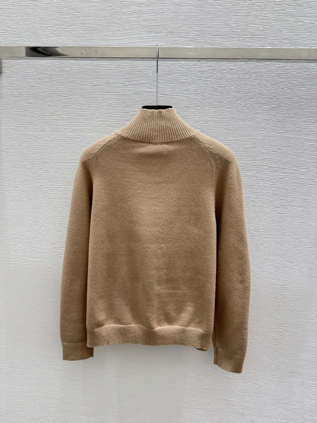 🆕BU家🆕  早秋新款  纯色高领针织长袖开衫 颜色：卡其 灰色 宝蓝 尺码：36.38.40      