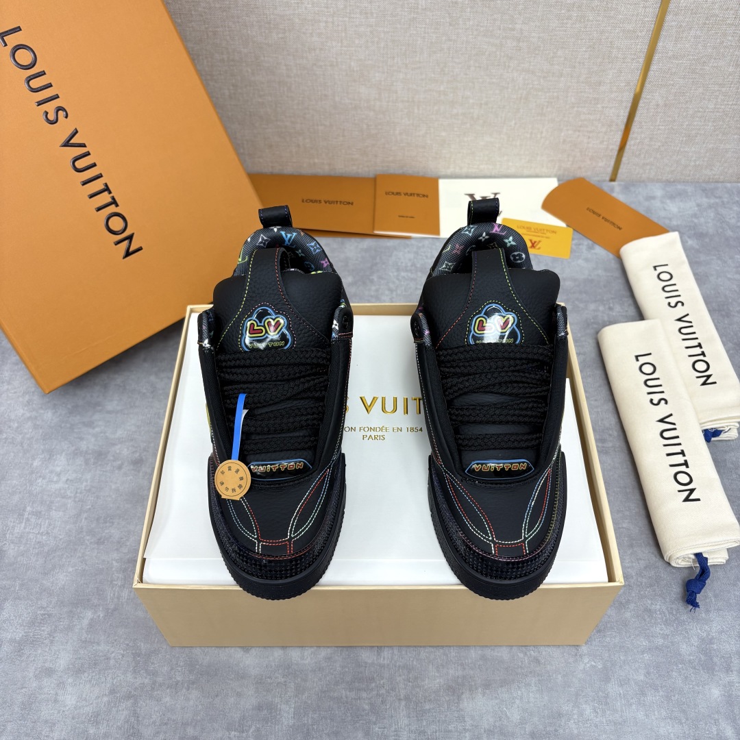 💋💍L家新品  SKATE 复古运动鞋面包鞋  官方 11,100   本款 L*V Skate 运动鞋