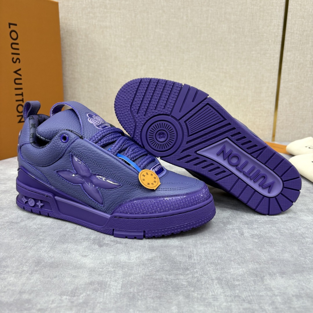 💋💍L家新品 SKATE 复古运动鞋面包鞋 官方 11,100 本款 L*V Skate 运动鞋