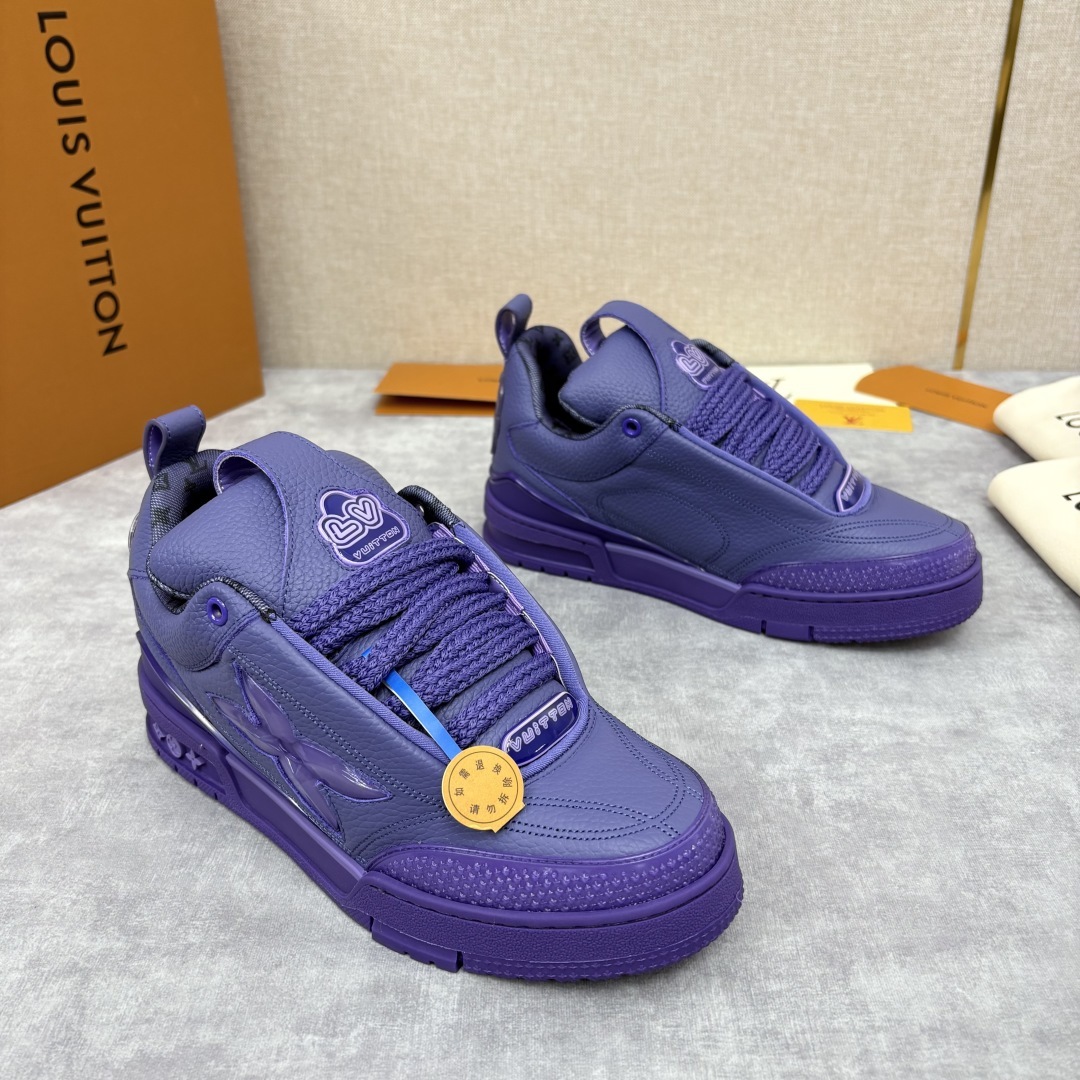 💋💍L家新品 SKATE 复古运动鞋面包鞋 官方 11,100 本款 L*V Skate 运动鞋
