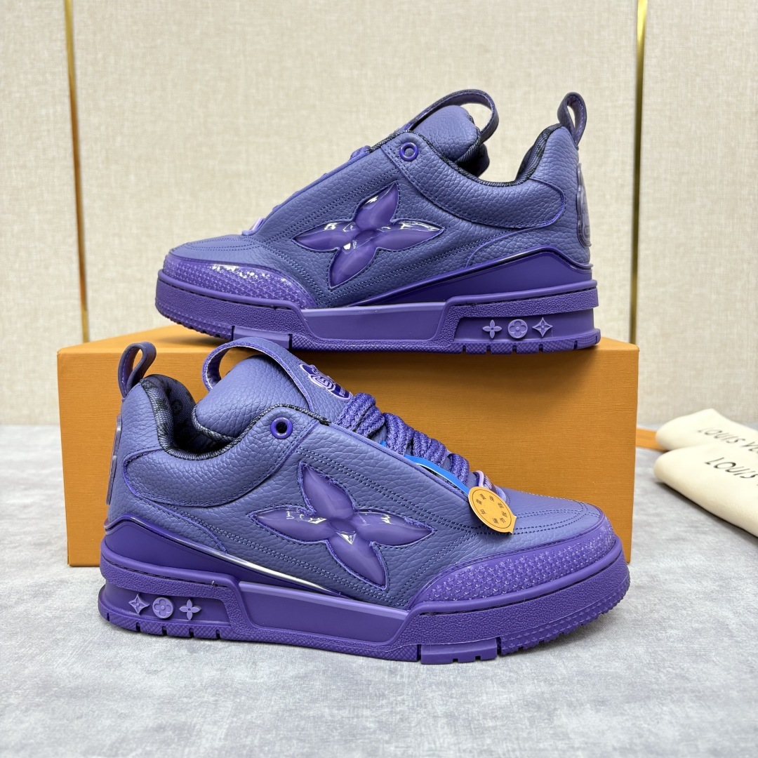 💋💍L家新品 SKATE 复古运动鞋面包鞋 官方 11,100 本款 L*V Skate 运动鞋